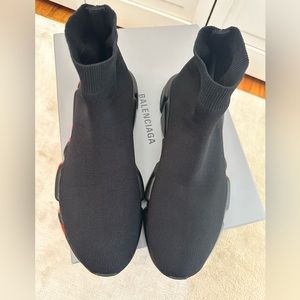 Balenciaga speed graffiti sock sneakers